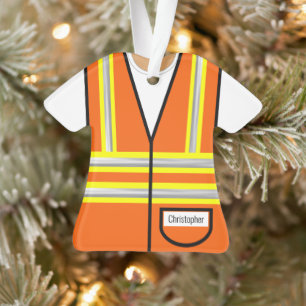 Construction Worker Architect Profession Ornament