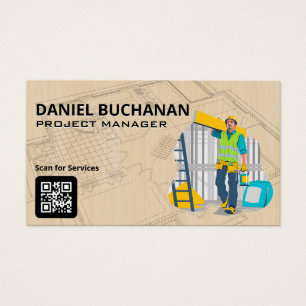 Construction Worker Building on Site