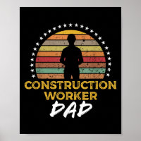Construction Worker Dad, Funny Foreman Job Quote G