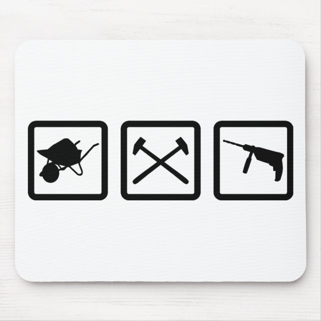 construction worker gear mouse mat (Front)