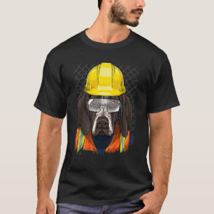 Construction Worker German Shorthaired Pointer Lab T-Shirt