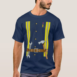 Construction Worker Halloween Costume for Boys T-Shirt
