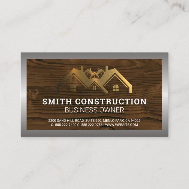 Construction Worker | Home Repair Tools Business C Card (Front)