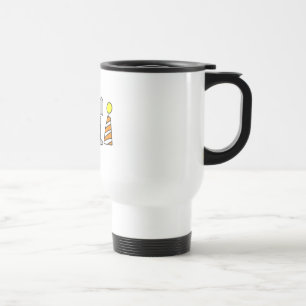 Construction Worker in Manhole Tshirts and Gifts Travel Mug