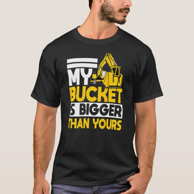 Construction Worker  On Back Of Clothing 1 T-Shirt (Front)