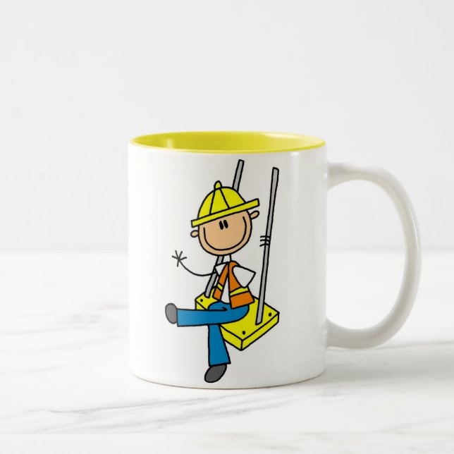 Construction Worker on High Rise Mug (Right)