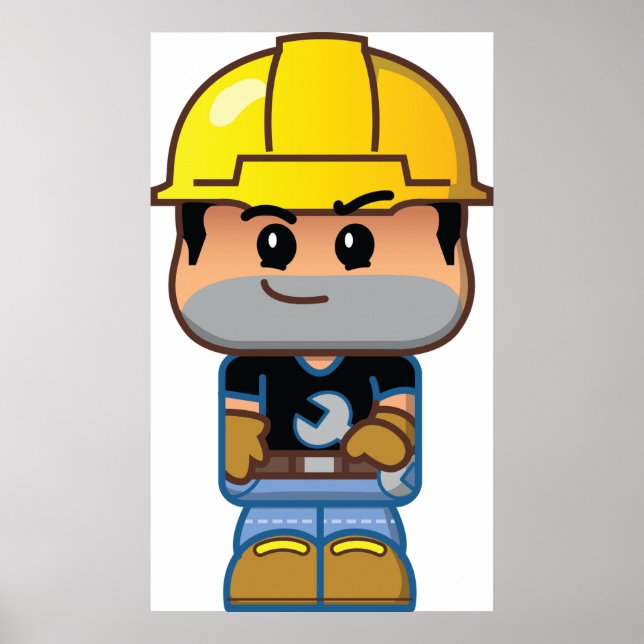 Construction Worker Poster (Front)