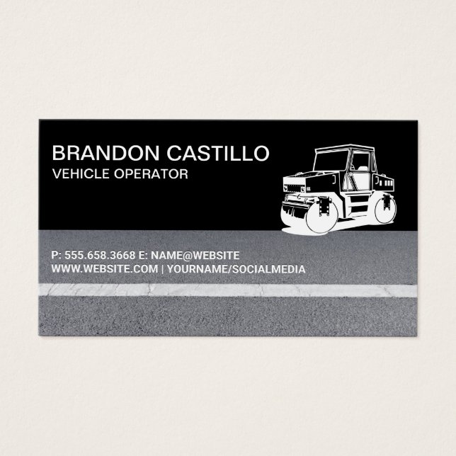 Construction Worker | Road Roller (Front)