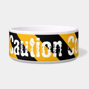 Construction Zone Pet Bowl