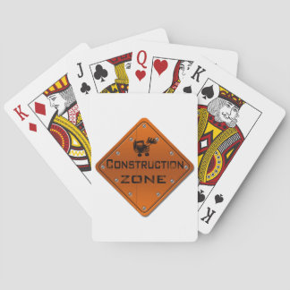 Construction Zone Playing Cards