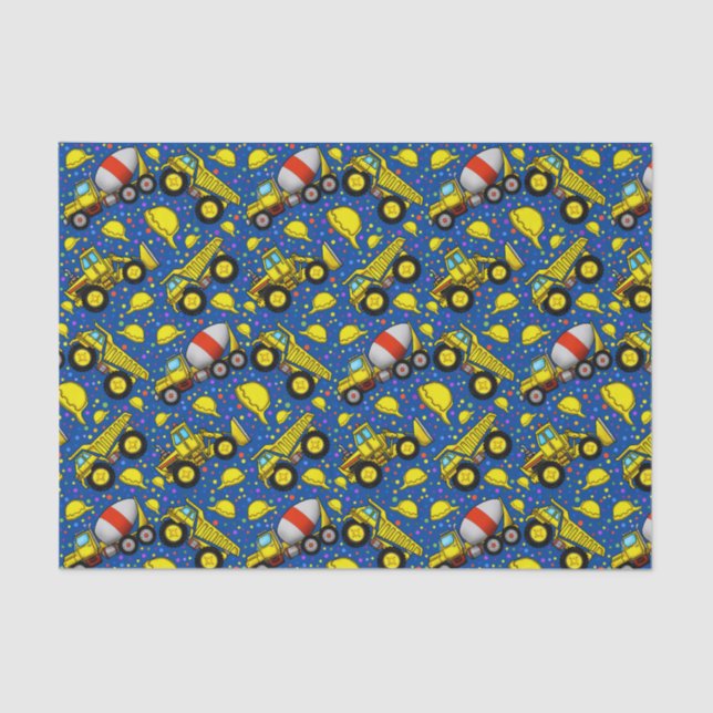 Construction Zone Tissue Paper (Front)