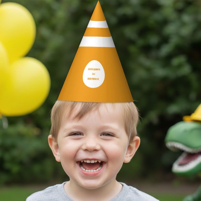Construction Zone Traffic Cone Orange  Party Hat (Creator Uploaded)