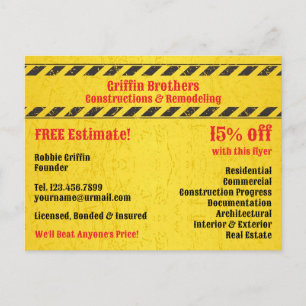 Constructions Postcard