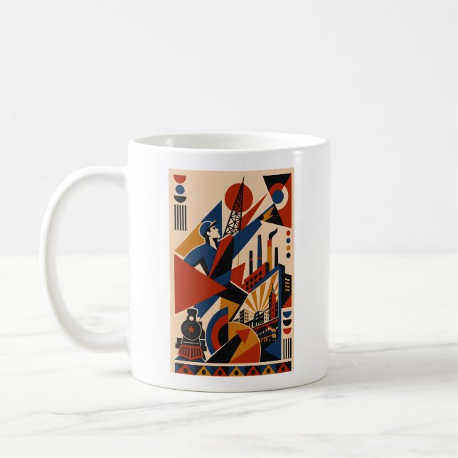 Constructivist Industry Coffee Mug (Left)