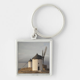 Consuegra, antique La Mancha windmills 3 Key Ring