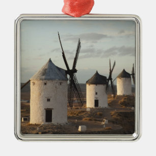 Consuegra, antique La Mancha windmills Metal Tree Decoration