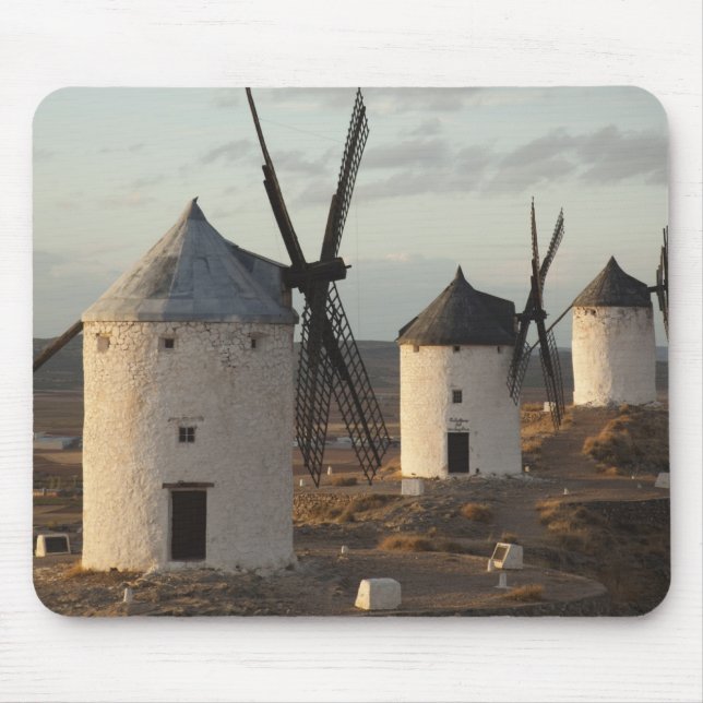 Consuegra, antique La Mancha windmills Mouse Mat (Front)