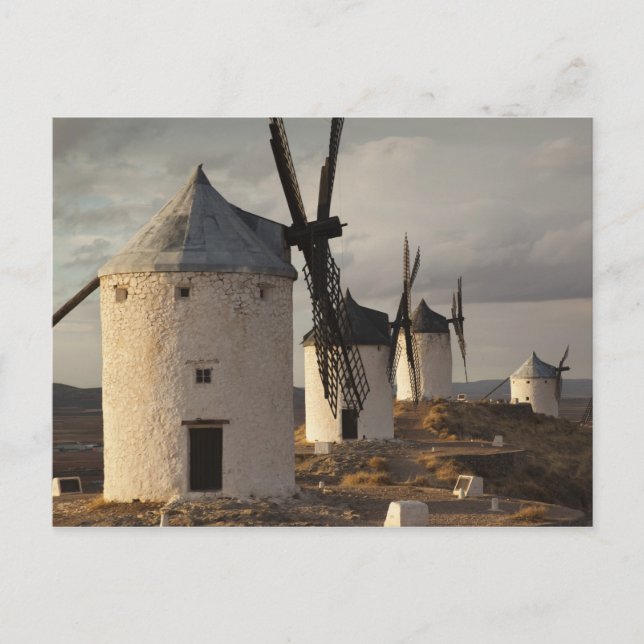 Consuegra, antique La Mancha windmills Postcard (Front)