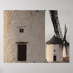 Consuegra, antique La Mancha windmills Poster
