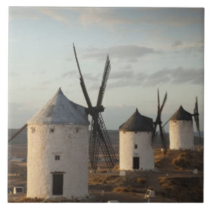 Consuegra, antique La Mancha windmills Tile