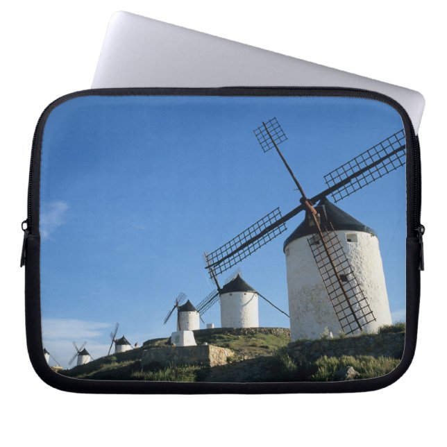 Consuegra, La Mancha, Spain, windmills 2 Laptop Sleeve (Front)