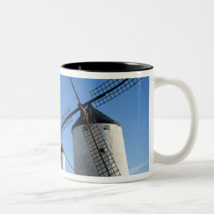 Consuegra, La Mancha, Spain, windmills 2 Two-Tone Coffee Mug