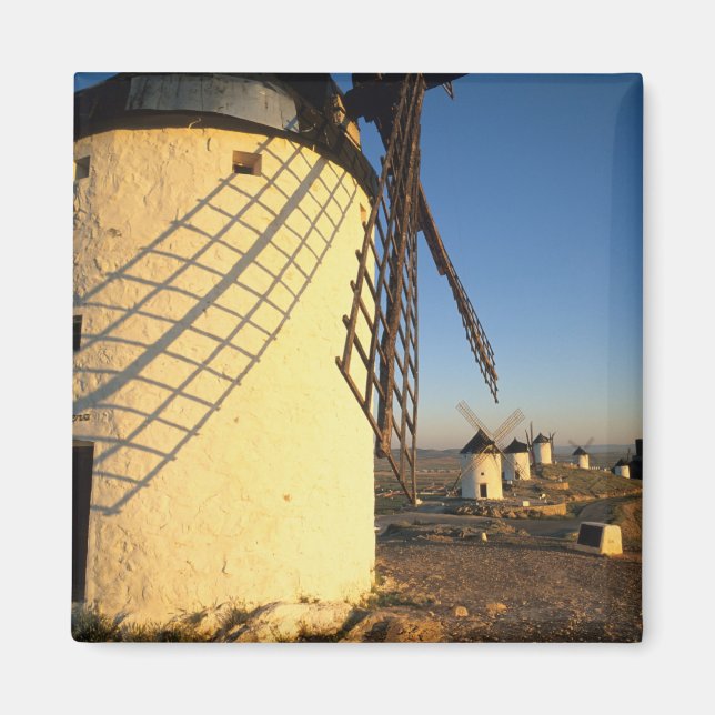 Consuegra, La Mancha, Spain, windmills and Magnet (Front)