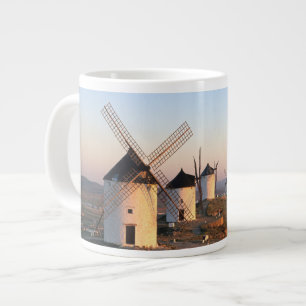Consuegra, La Mancha, Spain, windmills Large Coffee Mug
