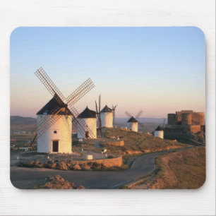 Consuegra, La Mancha, Spain, windmills Mouse Mat