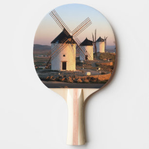 Consuegra, La Mancha, Spain, windmills Ping Pong Paddle