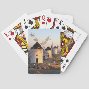 Consuegra, La Mancha, Spain, windmills Playing Cards