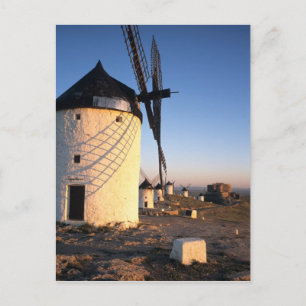 Consuegra, La Mancha, Spain, windmills Postcard