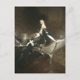Consuelo Vanderbilt and Son Ivor, Giovanni Boldini Postcard