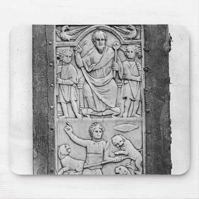 Consular diptych of Aetius, left hand panel Mouse Mat (Front)