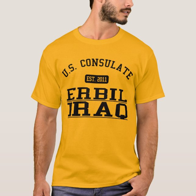 Consulate General Erbil, Iraq T-Shirt (Front)
