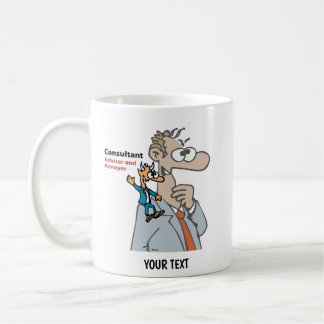 Consultant Cartoon Coffee Mug