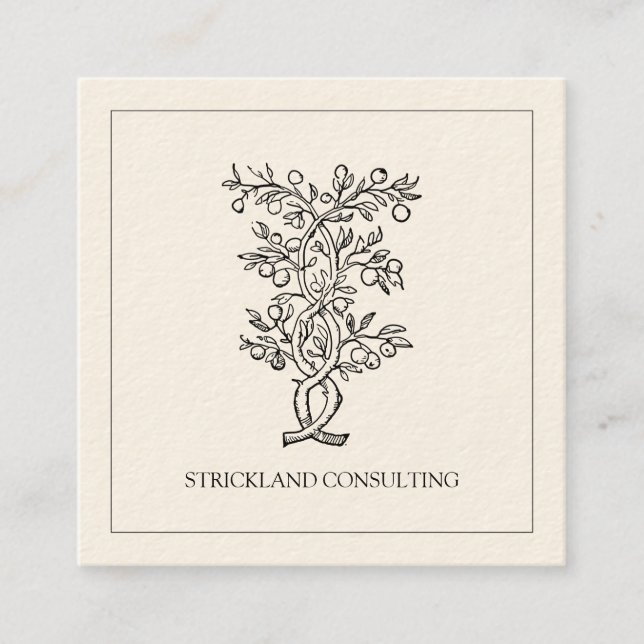 Consultant Square Business Card (Front)