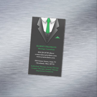 Consultant Suit Magnetic Business Card