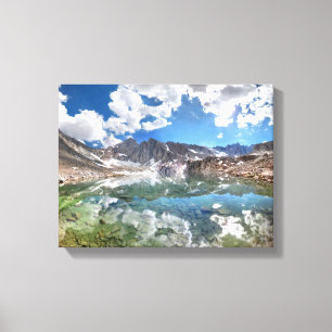 Consultation Lake 2 - Mt Whitney Trail Canvas Print