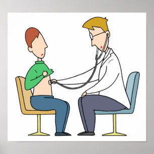 Consultation room that connects hearts. poster