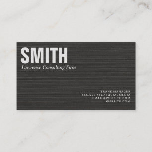 Consulting Corporate Executive Business Card