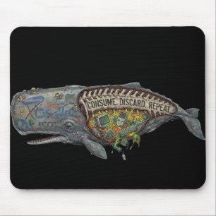 Consume. Discard. Repeat. – Anti-Consumerism Mouse Mat