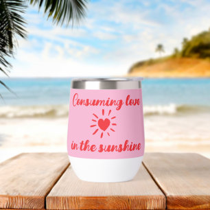 Consuming love in the sunshine water bottle