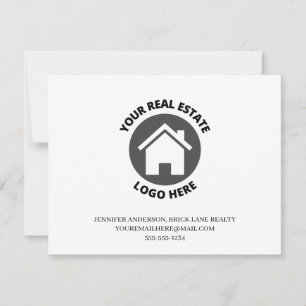 Contact Info Your Real Estate Logo Here Card