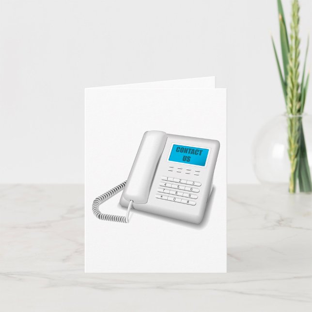 Contact Us Telephone Card (Creator Uploaded)