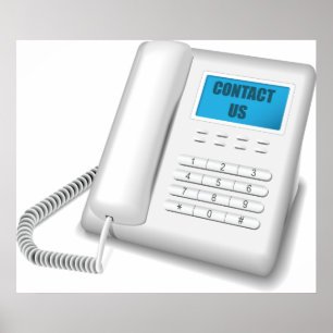 Contact Us Telephone Poster