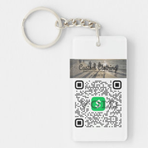 Contactless Transactions Made Easy - QR Code  Key Ring