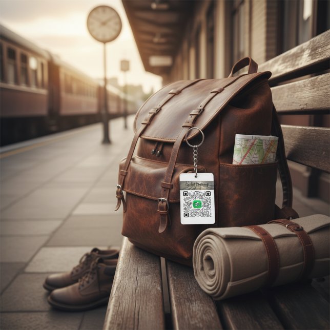 Contactless Transactions Made Easy - QR Code  Key Ring (QR Code Keychain)