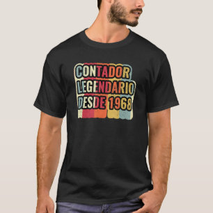 Contador Legendario Desde 1968 Accountant T-Shirt