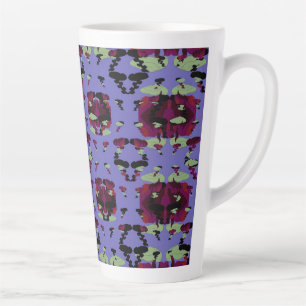 Contained Sky Flame Roses Latte Mug